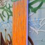 Coloured lines 6 2025, 60x20,  Acryl-Lack auf Holz, € 450